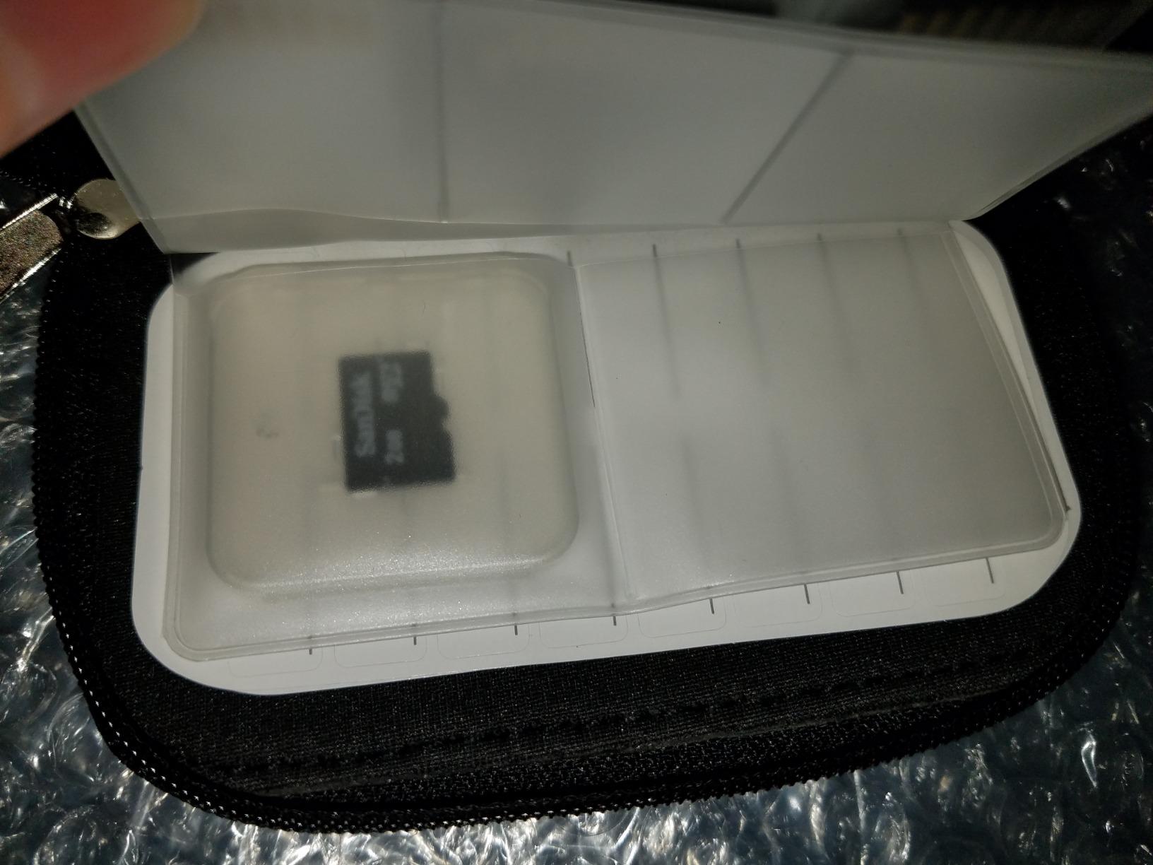 Memory Card Case, 22-Slot Organizer for SD, microSD and CF customer photo 2