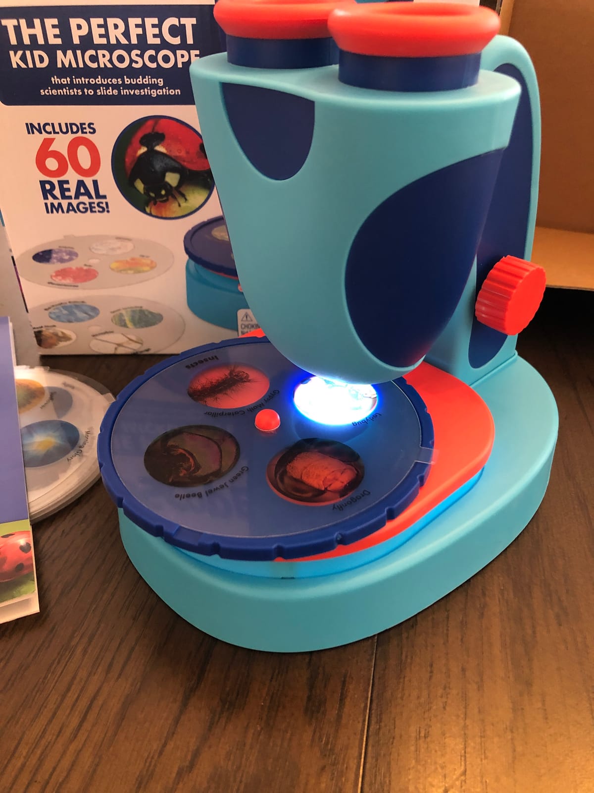 Educational Insights GeoSafari Kidscope - STEM Toys for Kids, Toddler Learning Toys, Kids Microscope with Prepared Slides, Science Set for Boys and Girls Ages 5+ customer photo 1