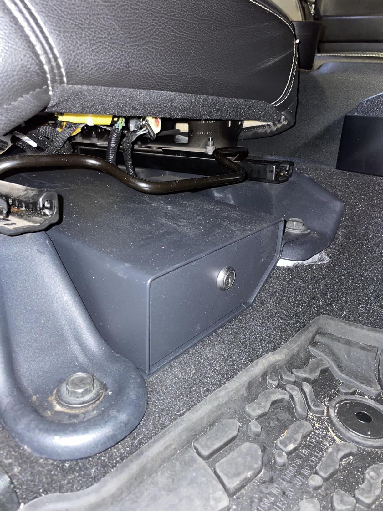 Bestop Underseat Lock Box 4264201 for Jeep Wrangler JK 2007-2018 | Fits Jeep Wrangler JK 4-Door & 2-Door, passenger side, 2007-2018, 1-Year Warranty customer photo 1