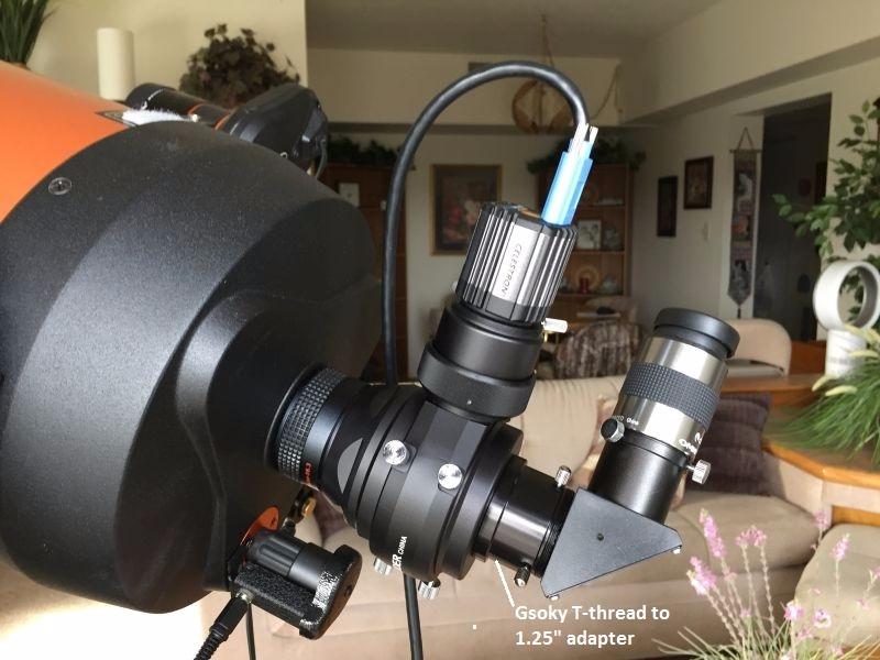Celestron Off-Axis Guider for Long-Exposure Astrophotography | Precision Guiding with No Separate Guide Scope Required, Large Prism Design, DSLR & Astronomy Camera Compatible, T-Thread customer photo 2