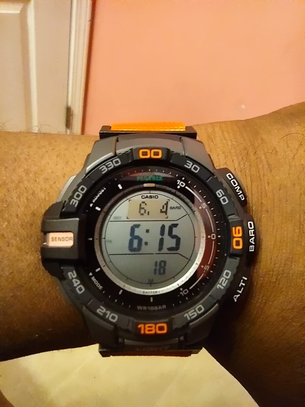 Casio Men's Pro Trek PRG-270-1 Tough Solar Triple Sensor Multifunction Digital Sport Watch customer photo 1