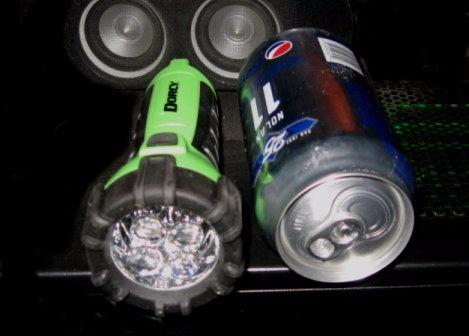 Dorcy 150 Lumen Floating Water Resistant LED Flashlight with Carabineer Clip, Neon Green (41-2513) customer photo 1