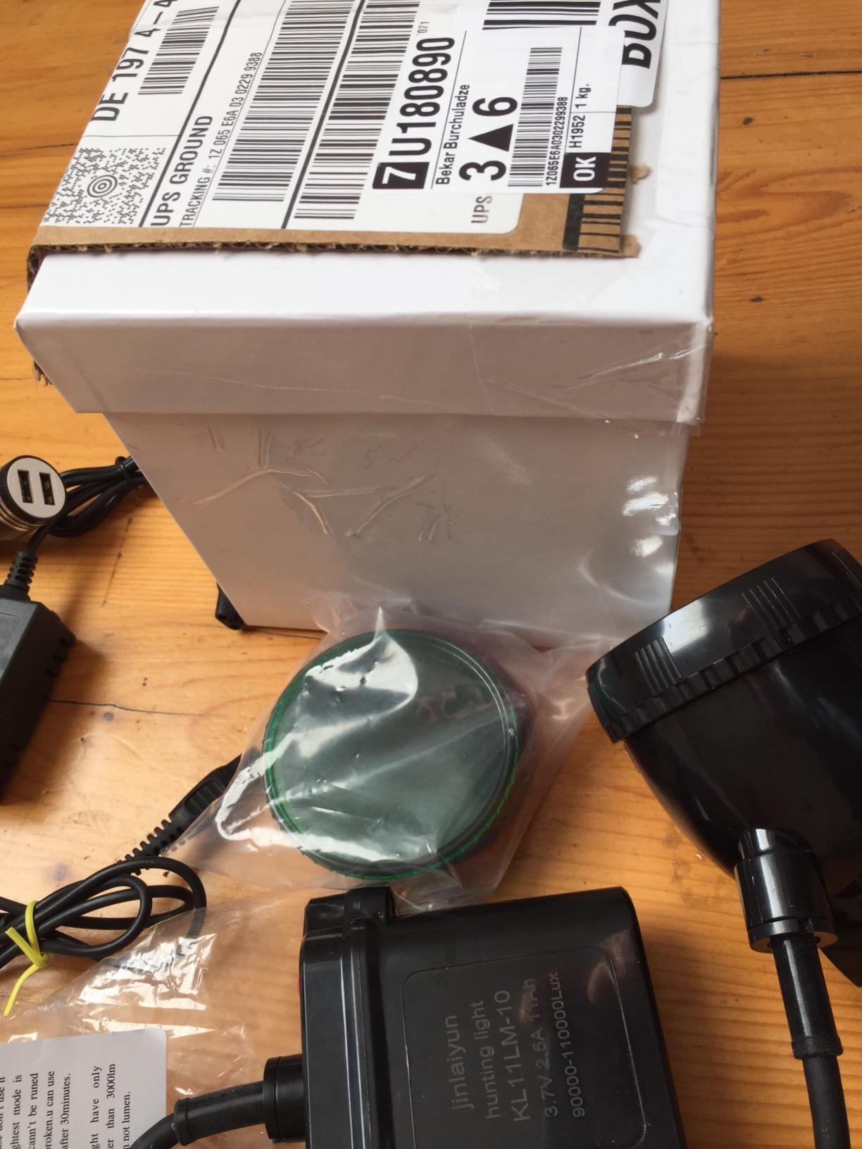 GearOZ 10W LED Coon Hunting Lights Rechargeable Hunter Headlamp 25000 Lux customer photo 1