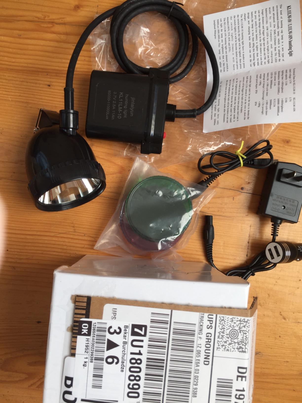 GearOZ 10W LED Coon Hunting Lights Rechargeable Hunter Headlamp 25000 Lux customer photo 2
