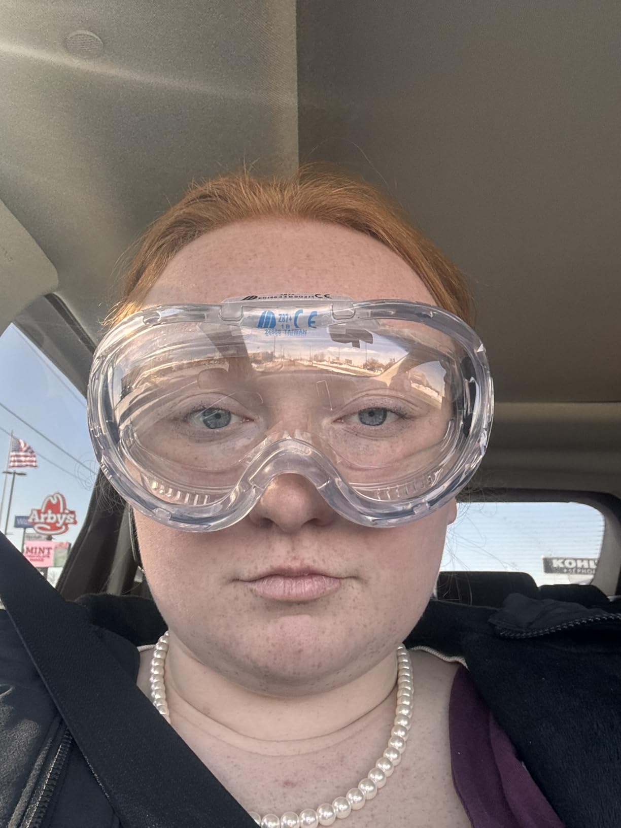 TR Industrial Anti-Fog Approved Wide-Vision Lab Safety Goggle, ANSI Z87.1 Approved customer photo 1