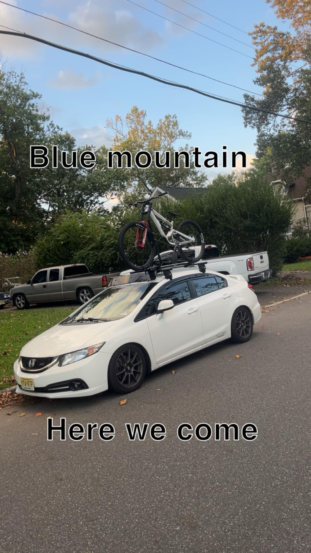 RockyMounts Tomahawk upright roof bike rack customer photo 1
