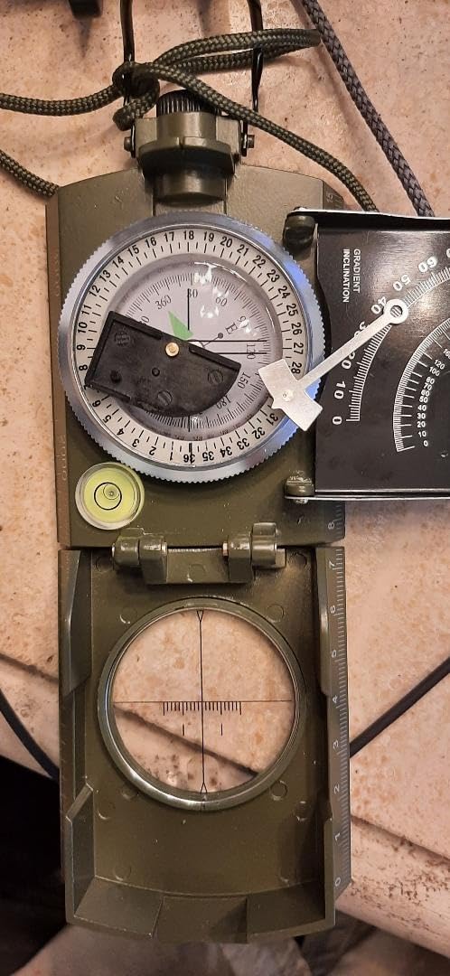 Eyeskey Multifunctional Military Sighting Navigation Compass with Inclinometer | Impact Resistant & Waterproof Compass for Hiking, Camping customer photo 2