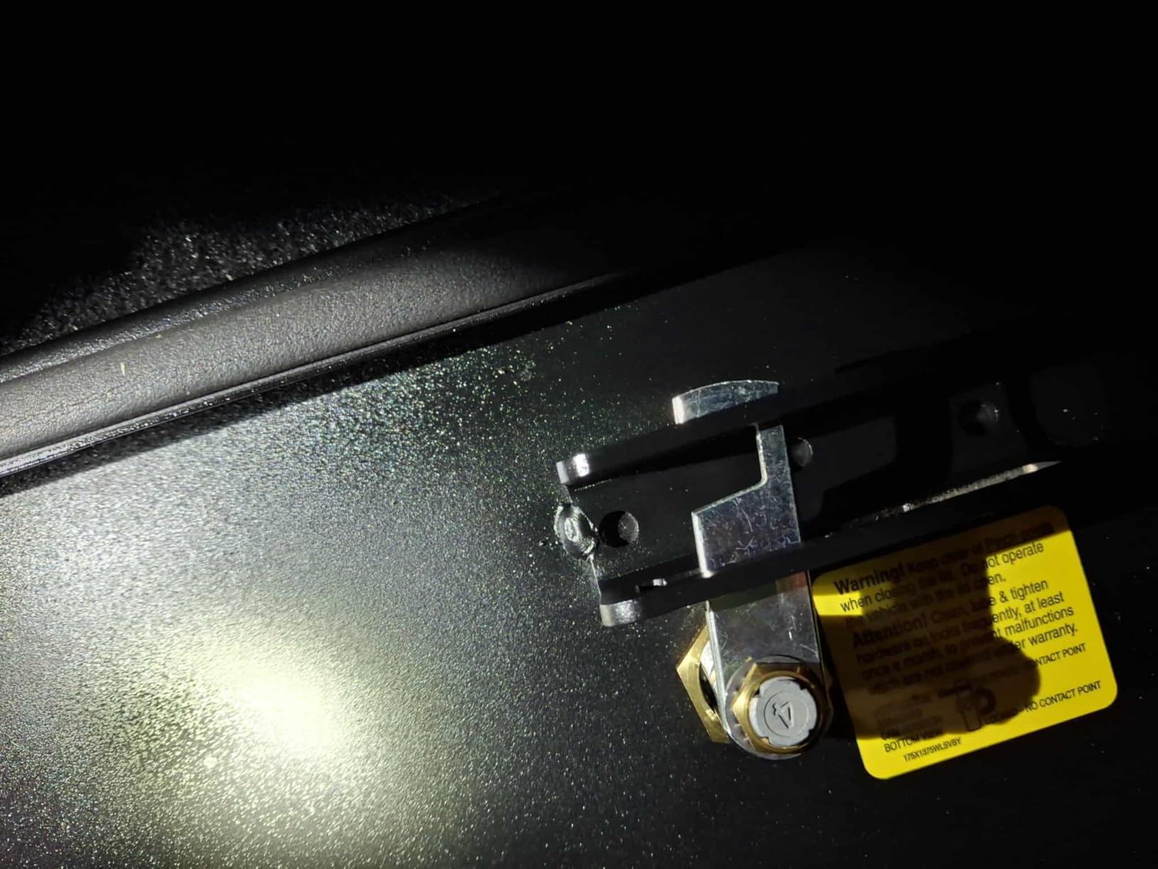 Tuffy Security Products Underseat Lockbox 316-01 2015-2026 Ford F-Series | Pry-Guard locking system, 10-tumbler double-bitted lock, no-drill install using factory mounting points, Black finish customer photo 2