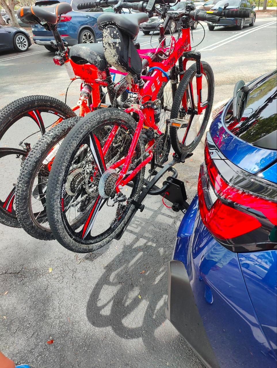 TRIMAX RMBR4 Road-MAX 4 Bike Hitch Rack, Foldable, 2