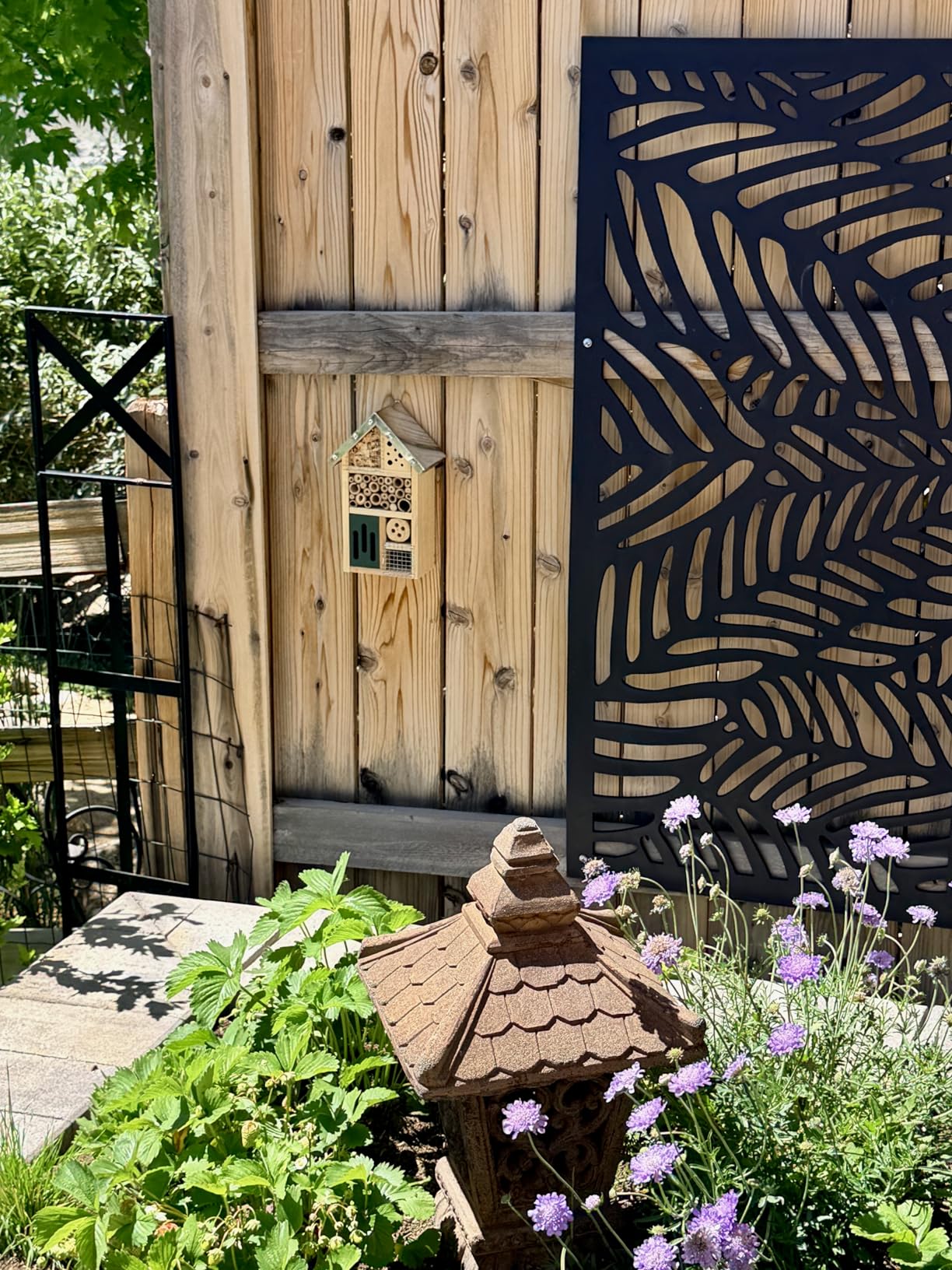 Niteangel Natural Wooden Insect Hotel, Garden Insect House for Ladybugs, lacewings, Butterfly, Bee, Bug customer photo 1