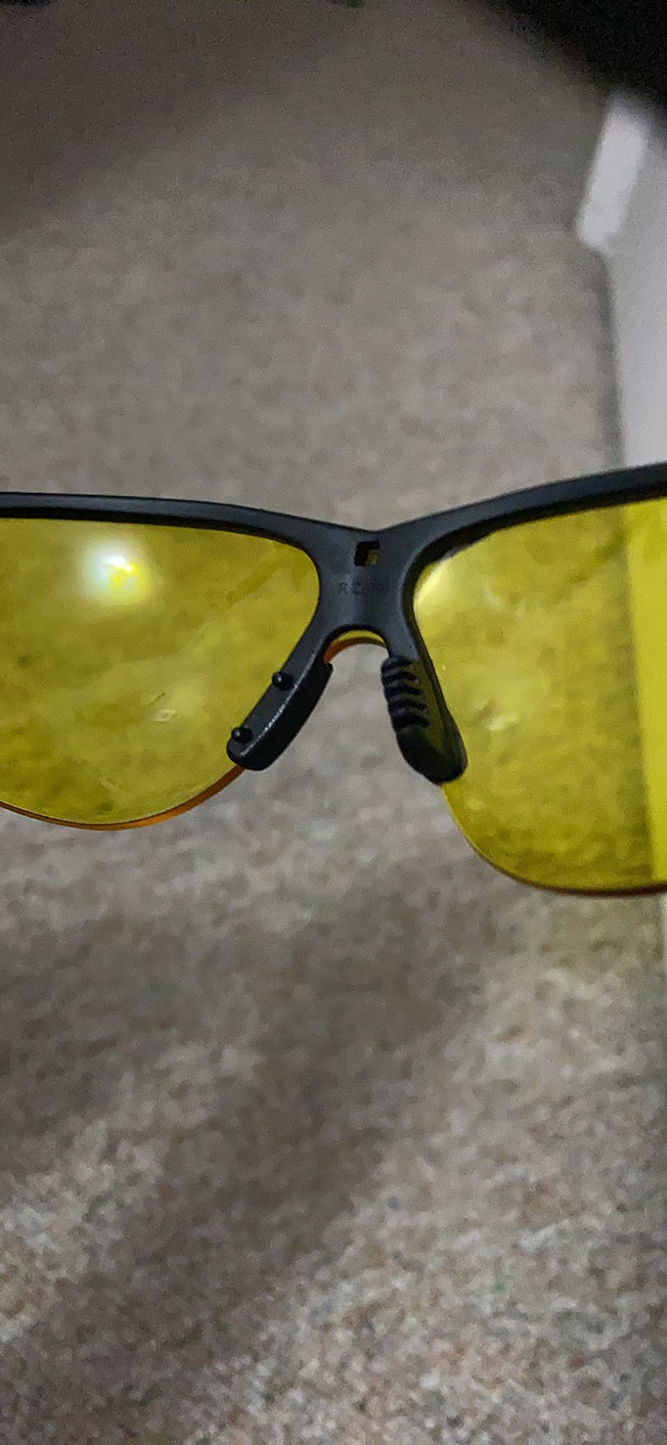Radians T-85 Glasses with Case/Cloth Bag/Neck Cord, Black Frame, Clear/Copper/Amber/Orange/Green Mirror Lens customer photo 2