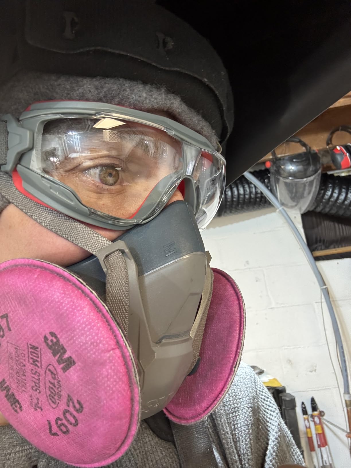 3M Safety Goggles, GoggleGear 500 Series, Scotchgard Anti-Fog Clear Lens, ANSI Z87.1-2015 and CSA Z94.3, GG501SGAF, 1 Pair customer photo 1