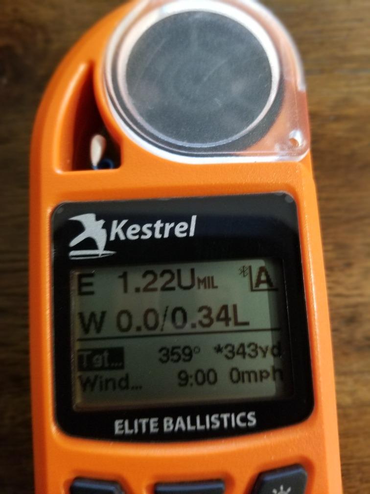 Kestrel 5700 Elite Weather Meter with Applied Ballistics and LiNK customer photo 2