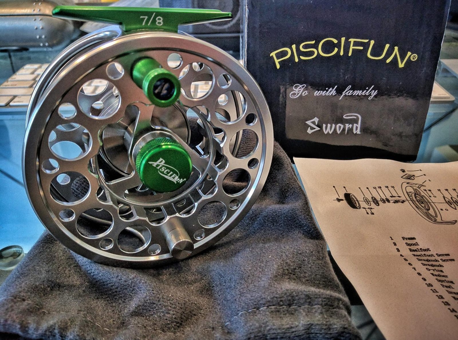 Piscifun Sword Fly Fishing Reel, CNC-Machined Aluminum Alloy Fly Reel customer photo 2
