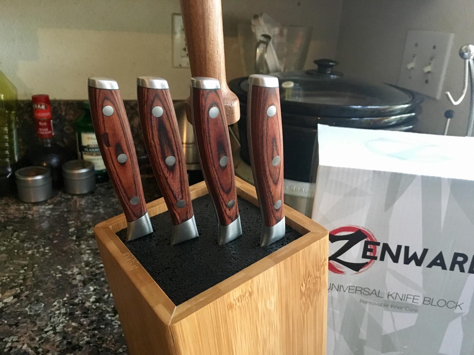 Messermeister Avanta Forged 5” Fine Edge Steak Knife Set - German X50 Stainless Steel - Rust Resistant & Easy to Maintain - Includes 4 Steak Knives customer photo 1