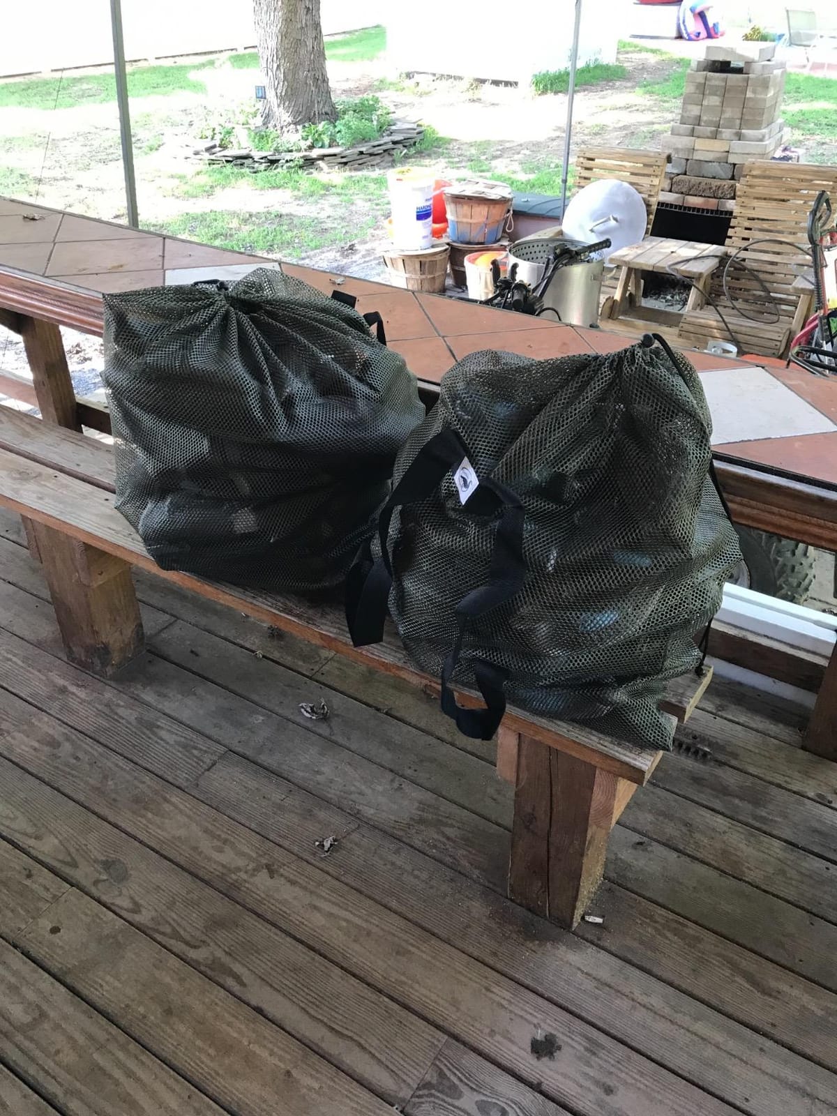 DecoyPro Mesh Decoy Bags - Hunting Equipment to Protect Turkey, Goose & Duck Decoys - 2 Decoy Bag Bundle - Fits Up to 2 Dozen Decoys customer photo 1