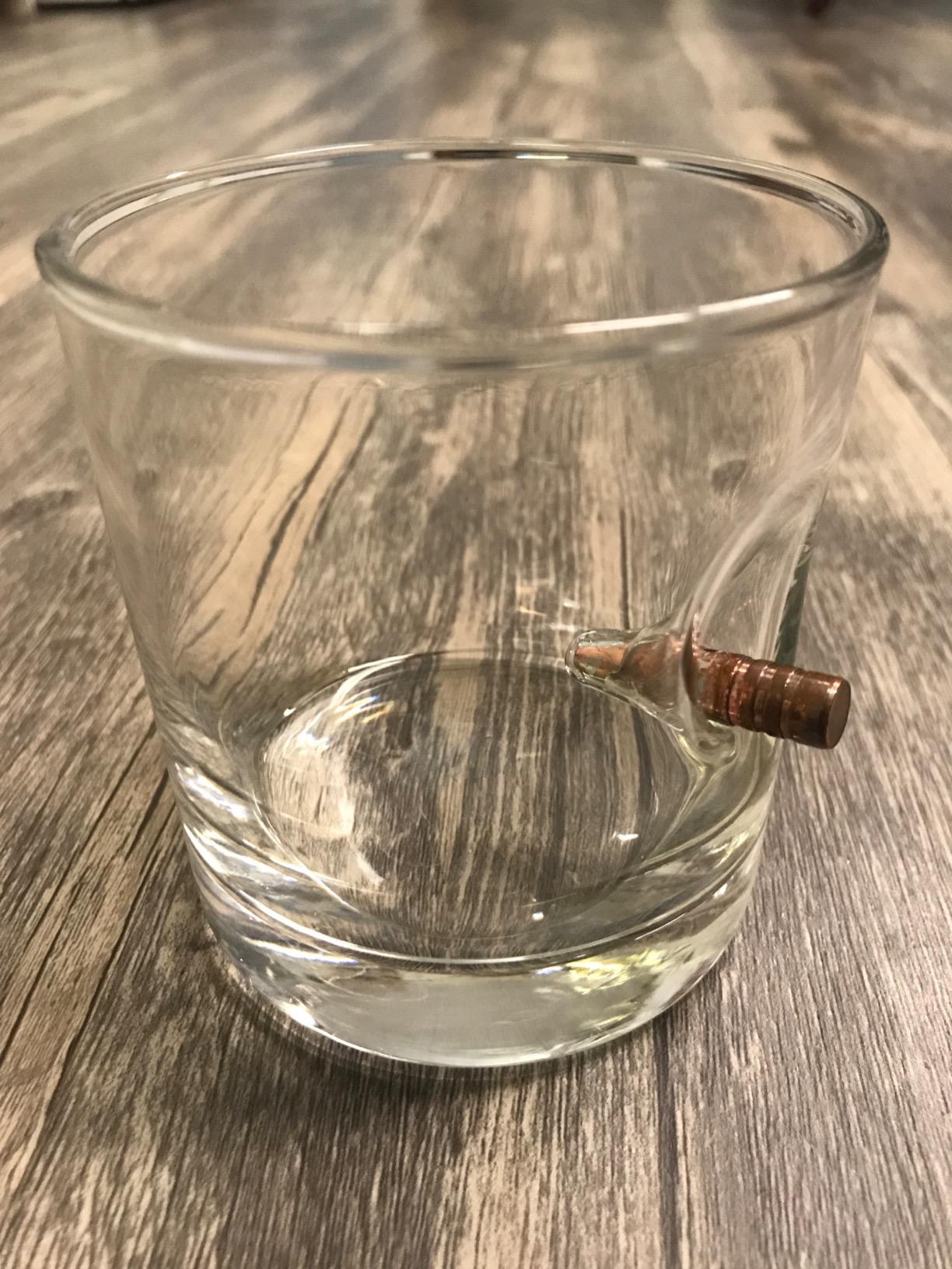 BenShot Rocks Glass with Real .308 Bullet - 11oz | Made in the USA customer photo 1