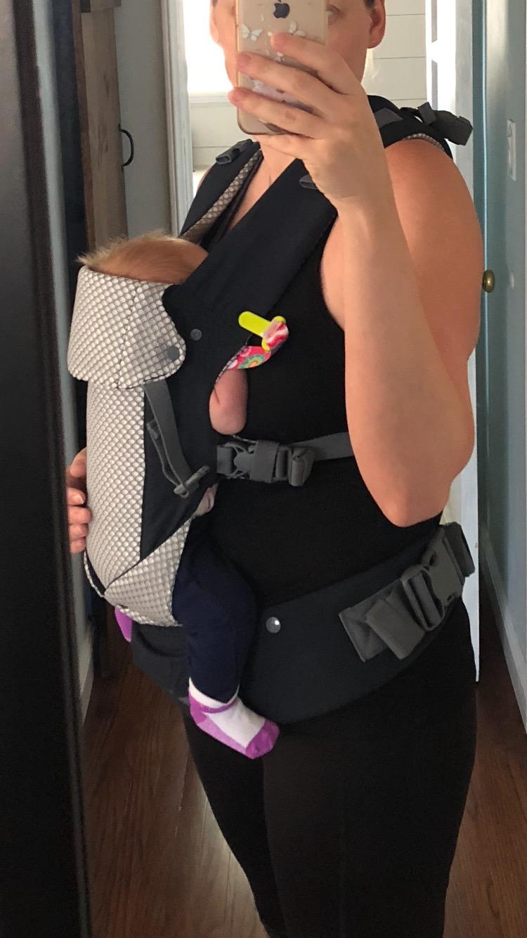 Beco Gemini Baby Carrier Newborn to Toddler, 7-35 lbs, Dark Gray customer photo 2
