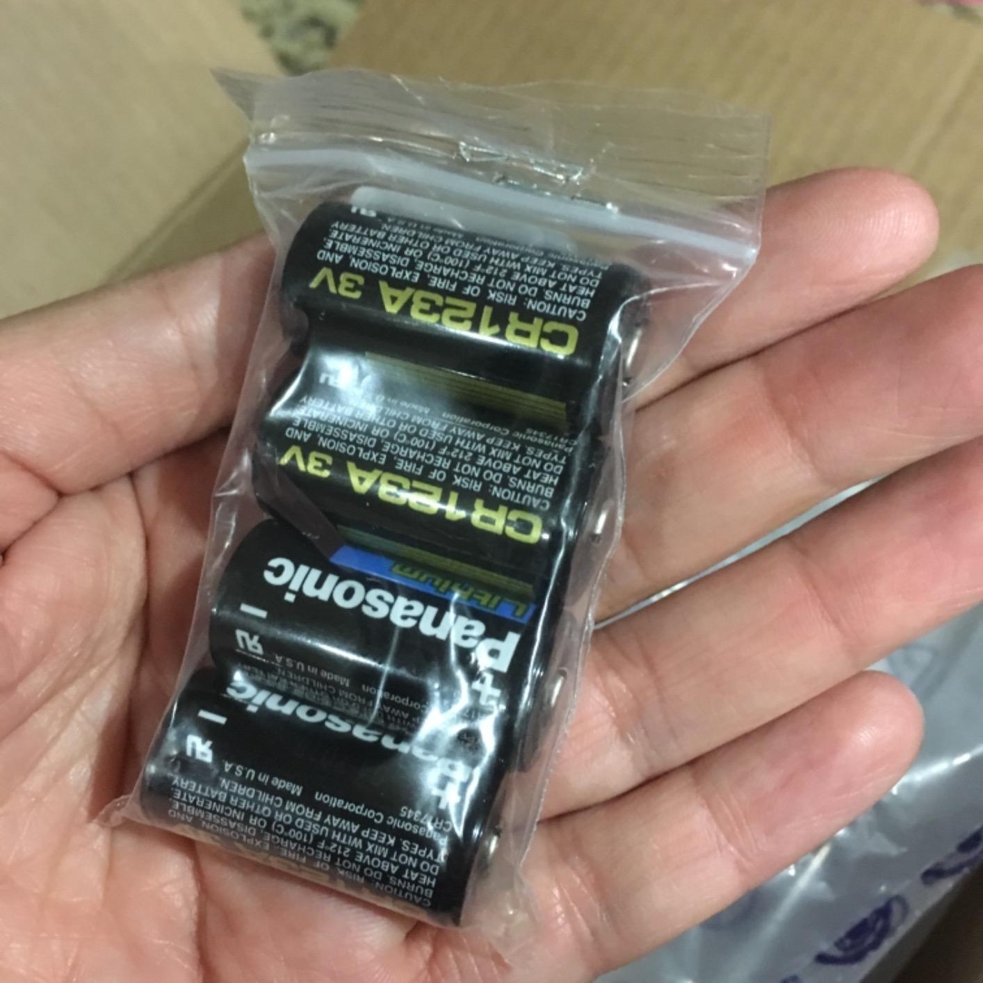 Panasonic CR123A Lithium 3V Photo Lithium Batteries (4 Pack) customer photo 1