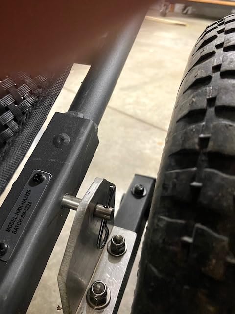 Hawk Crawler All-Terrain Multi-Use Deer Cart w/Dual Pivoting Axles, Black customer photo 2