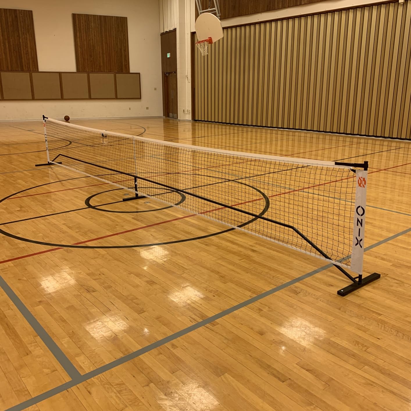 ONIX Pickleball 2-in-1 Regulation-Size Portable Net and Practice Net Set Includes Carrying Case with Wheels customer photo 1