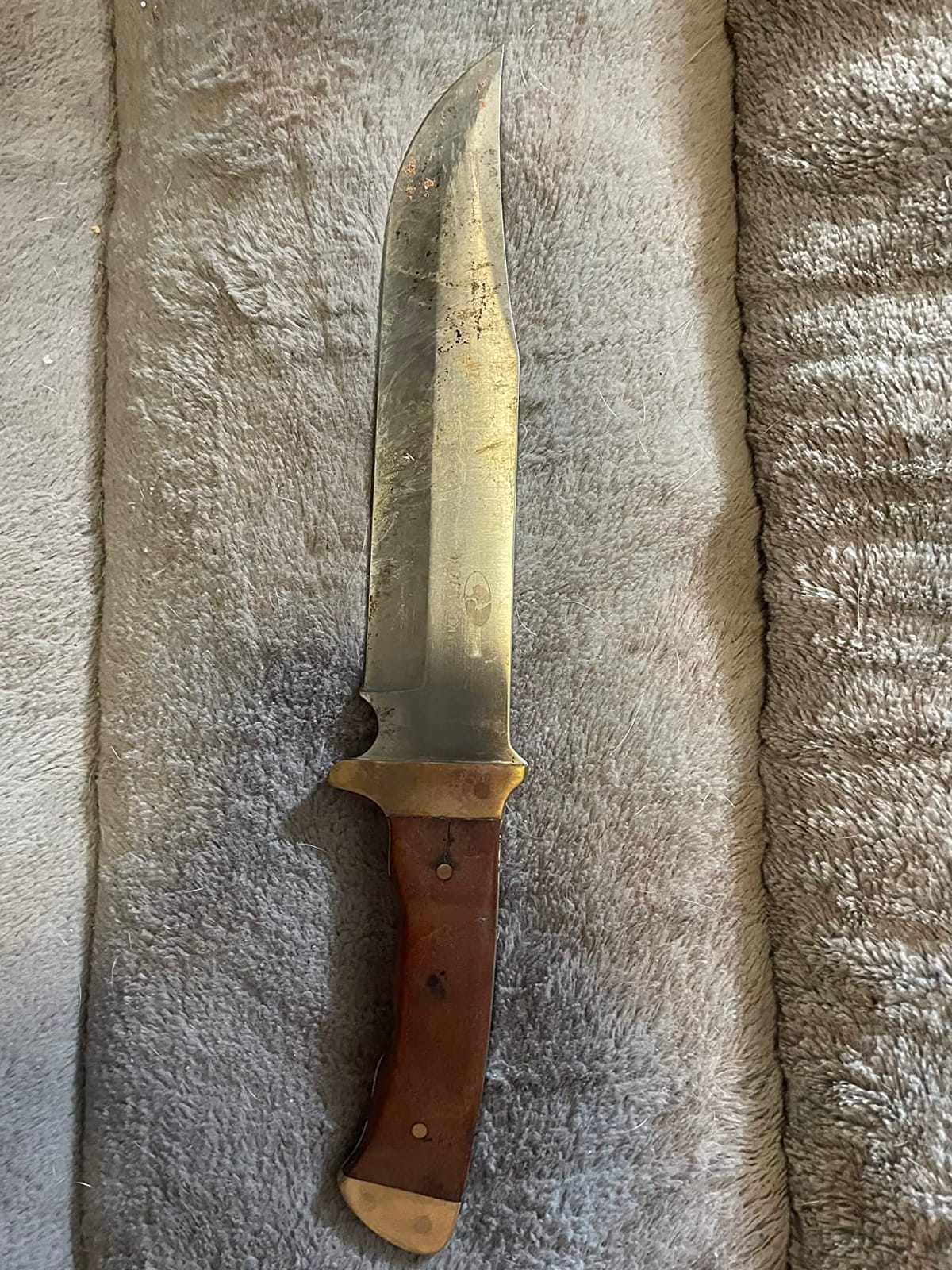 Mossy Oak 14-inch Bowie Knife, Hunting Knife with Wood Handle | Full-tang Fixed Blade, Leather Sheath, Hunting Knives for Camping, Hiking, Survival customer photo 1