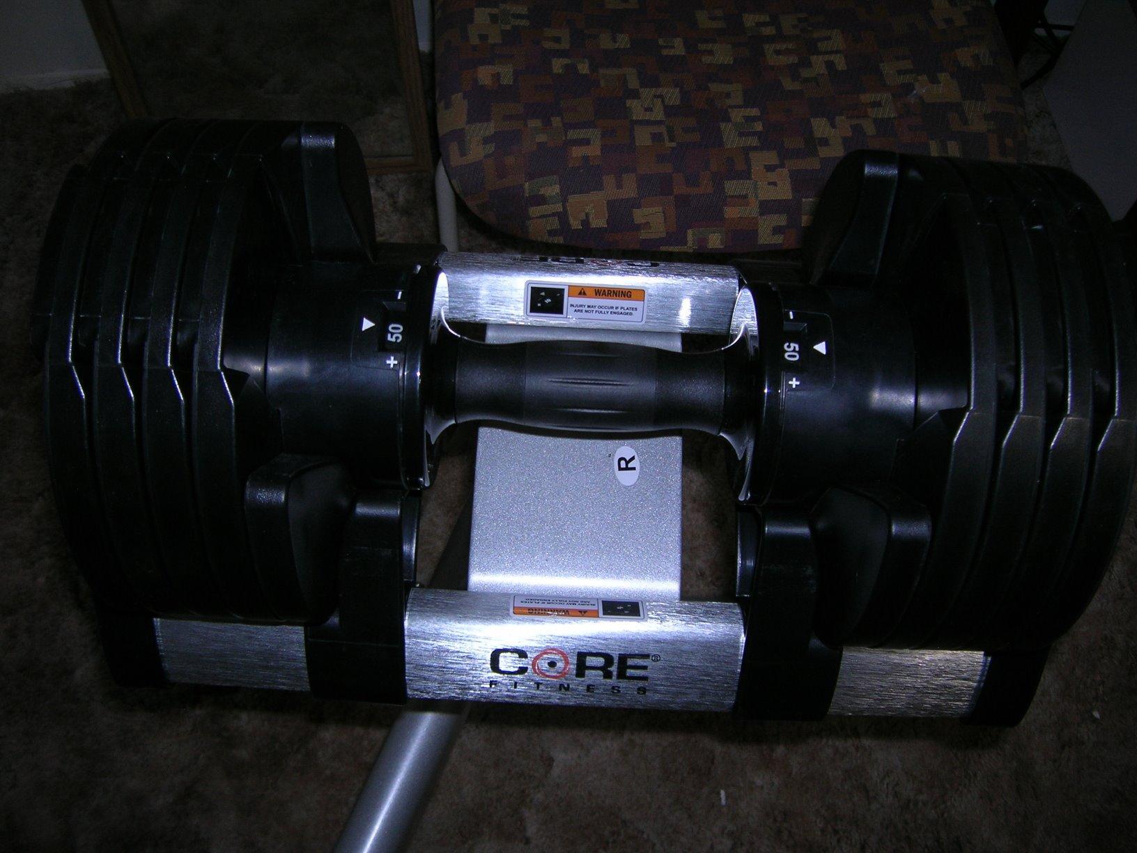 Core Fitness® Adjustable Dumbbell Weight Set by Affordable Dumbbells customer photo 2