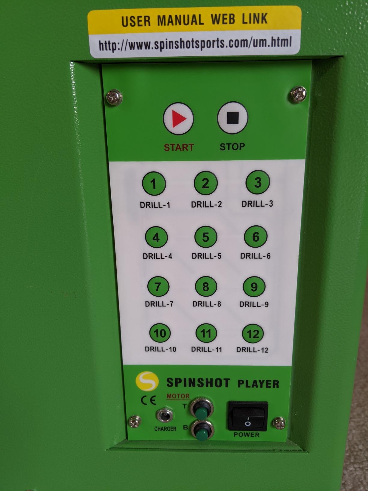 Spinshot Plus-2 Tennis Ball Machine (Plus2 Model =Plus Model + Player Model) customer photo 2