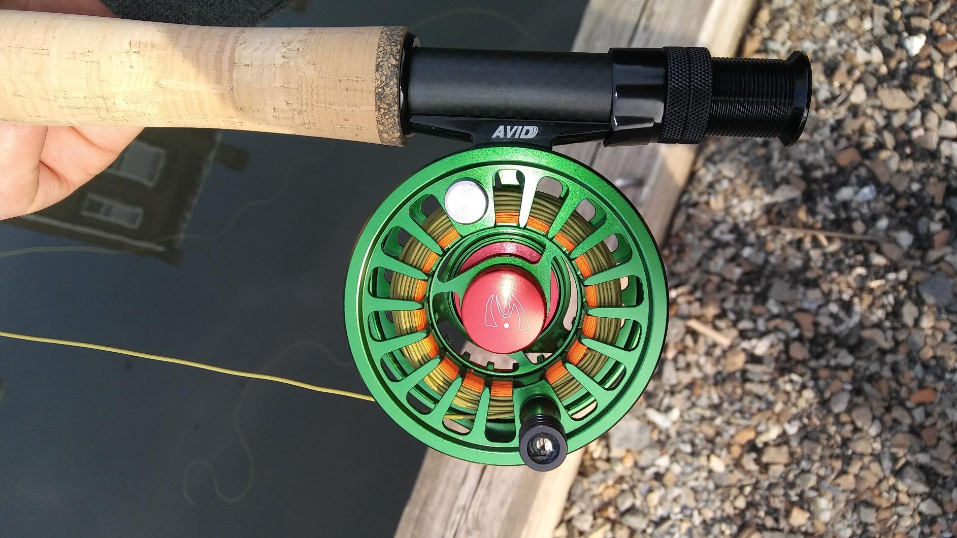 Maxcatch AVID Fly Fishing Reel with CNC-machined Aluminum Body - 1/3, 3/4, 5/6, 7/8, 9/10 Weights(Black, Green, Blue) customer photo 2
