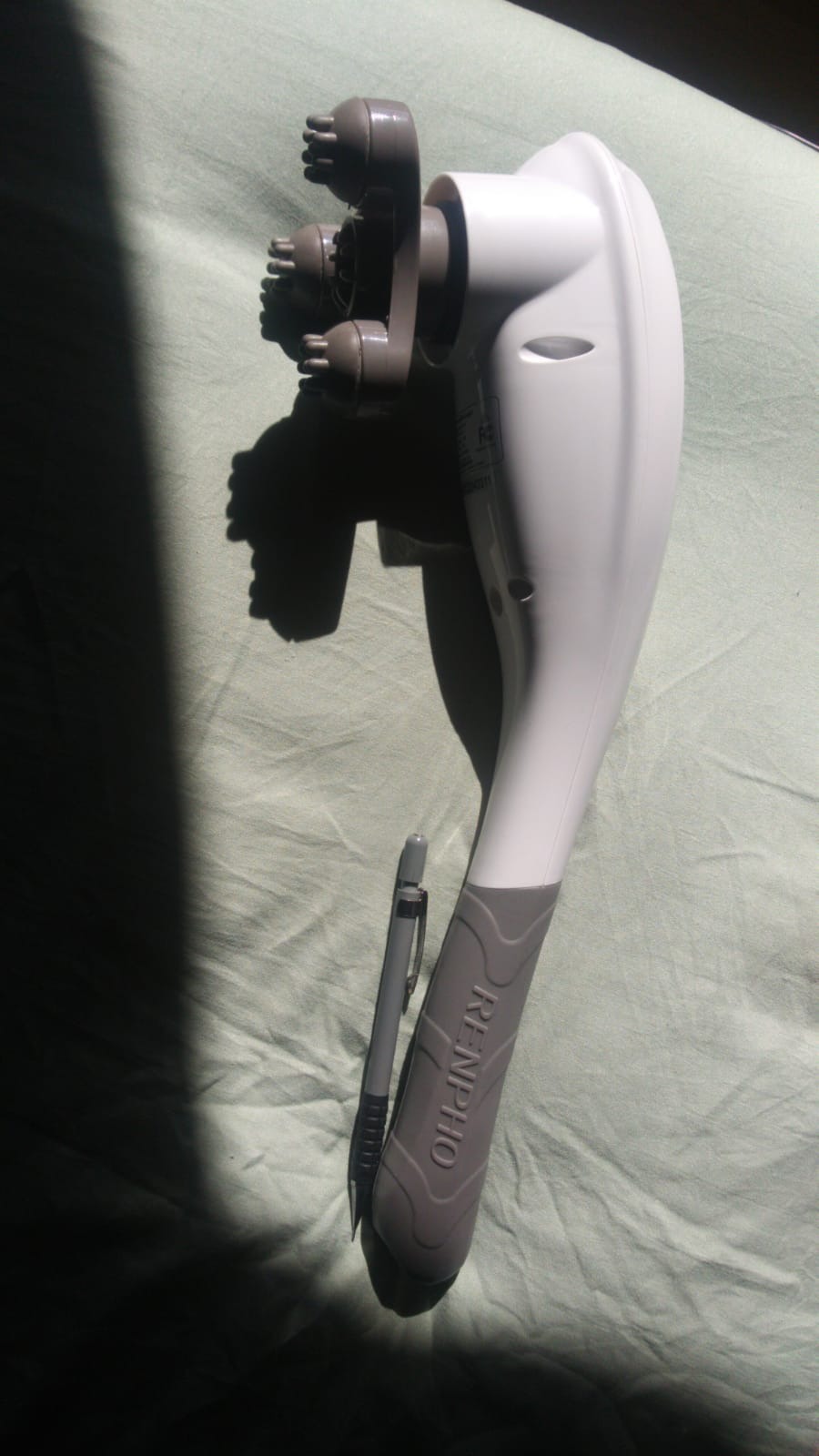 RENPHO Cordless Handheld Massager, 5 Adjustable Speeds and Massage Modes customer photo 1