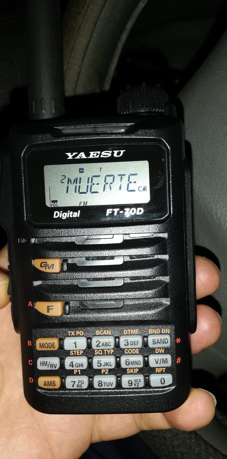 Original Yaesu FT-70DR FT-70 144/430 MHz Digital/Analog Handheld Transceiver - C4FM / FDMA - 3 Year Manufacturer Warranty customer photo 1