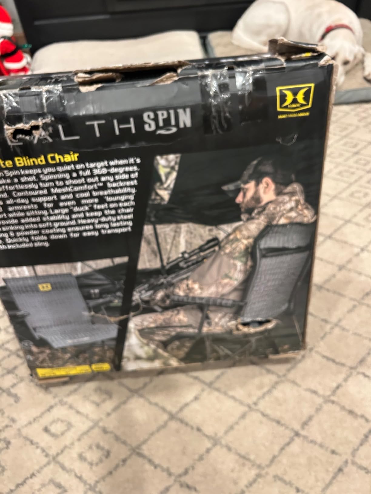Hawk Stealth Spin Chair - Silent (Black) customer photo 2