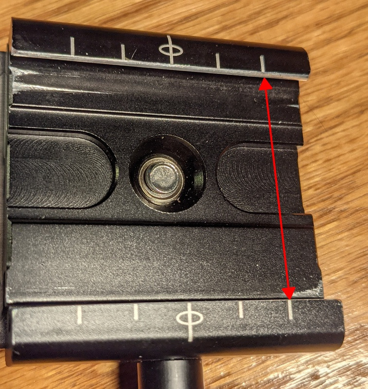 UTEBIT 50mm Arca Swiss Quick Release Plate, with 3/8