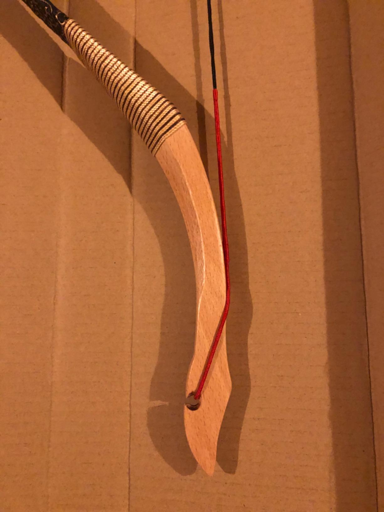 TOPARCHERY Black Hunter Traditional Recurve Bow 53