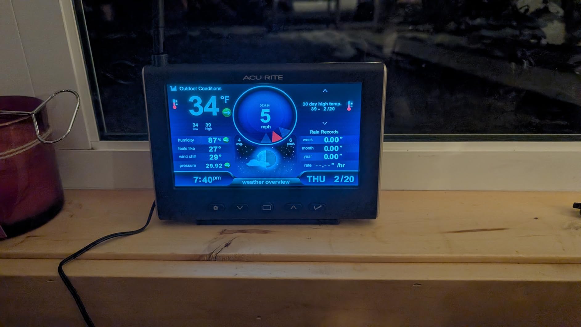 AcuRite Iris (01535MCB) Professional Home Weather Station with HD Display customer photo 1