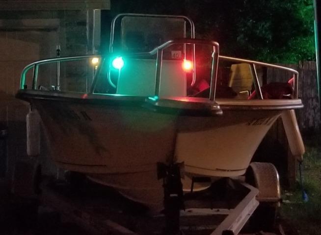 Obcursco Boat Navigation Lights, LED Red and Green Deck Mount Light customer photo 1