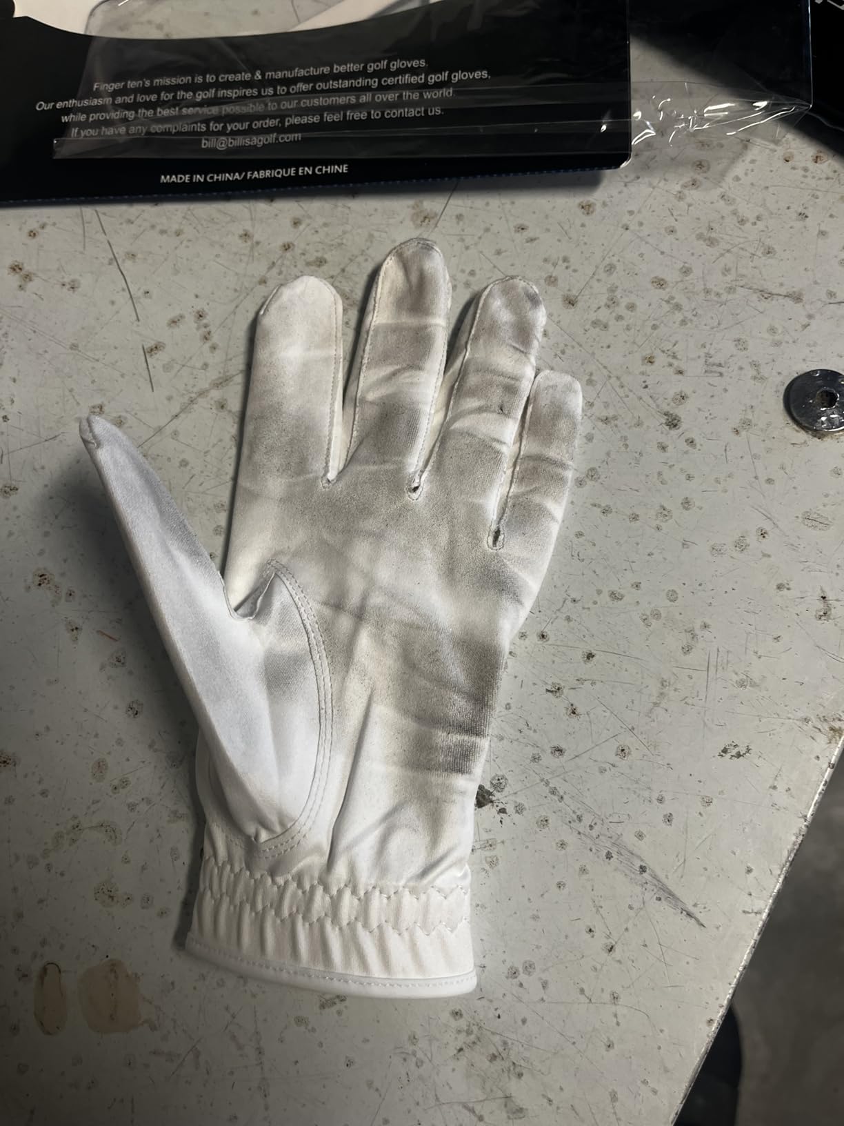 FINGER TEN All Weather Grip Golf Gloves Men 3 Pack customer photo 1
