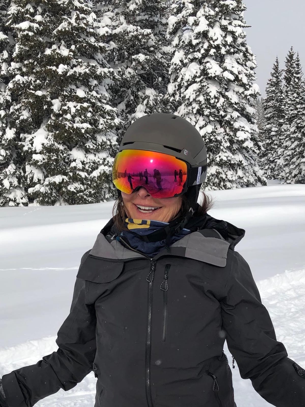 OutdoorMaster PRO Ski Goggle Replacement Lens, VLT Options for All Weather | Quick magnetic replacement lens with anti-fog clarity, UV400 protection, VLT choices for changing light while skiing customer photo 2