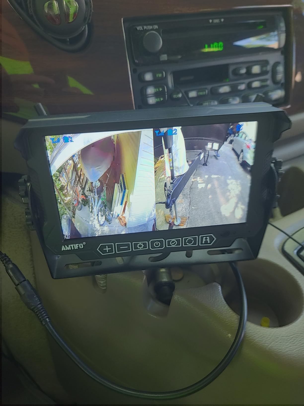 HD 1080P RV Backup Camera Wireless - Easy Install for Furrion Pre-Wired RVs | 7'' Large DVR Screen See Behind While Driving & Backing up, Touch Key Easy to Use, 150° Field Of View No delay for RV Trailer customer photo 1