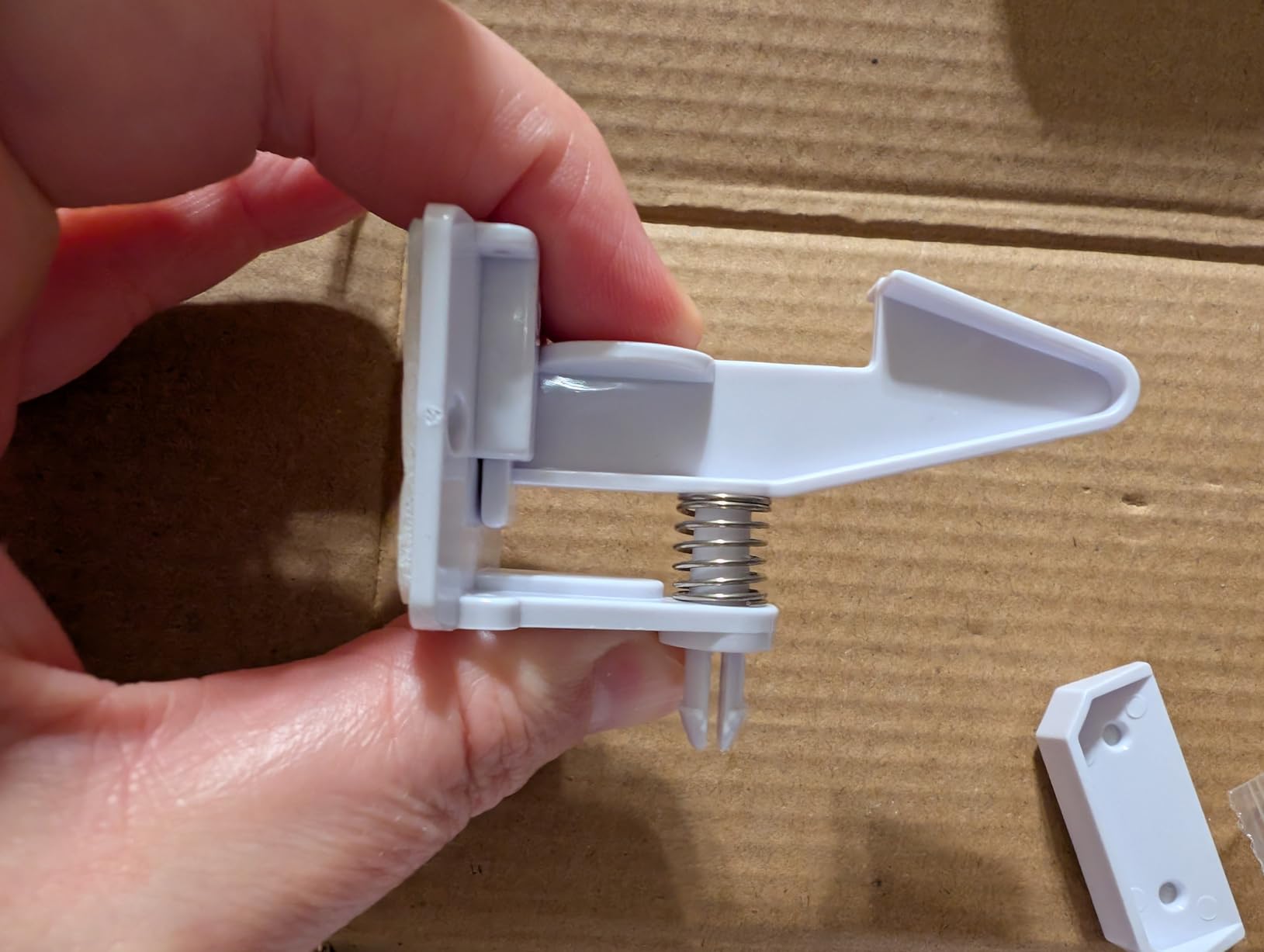 [12-Pack] Invisible Baby Proofing Cabinet Locks - No Drill Child Safety Drawer Latches - Adhesive Childproof Latch for Cabinets, Kitchen & Furniture - Secure Toddler & Infant Safety No Tools Required customer photo 2