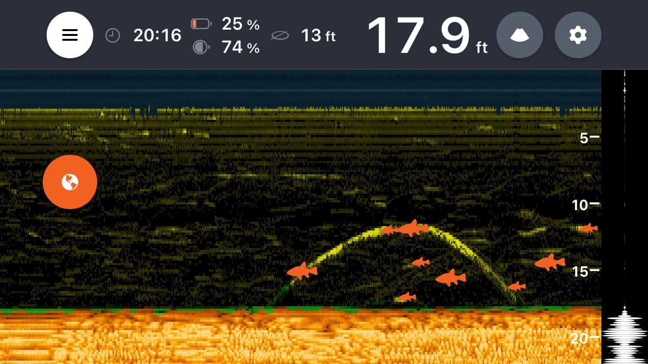 Deeper Start Fish Finder - Portable and Depth Finder for Recreational Fishing from Dock, Shore, Bank or Kayak | Castable Deeper Smart Sonar with Free User Friendly App customer photo 2