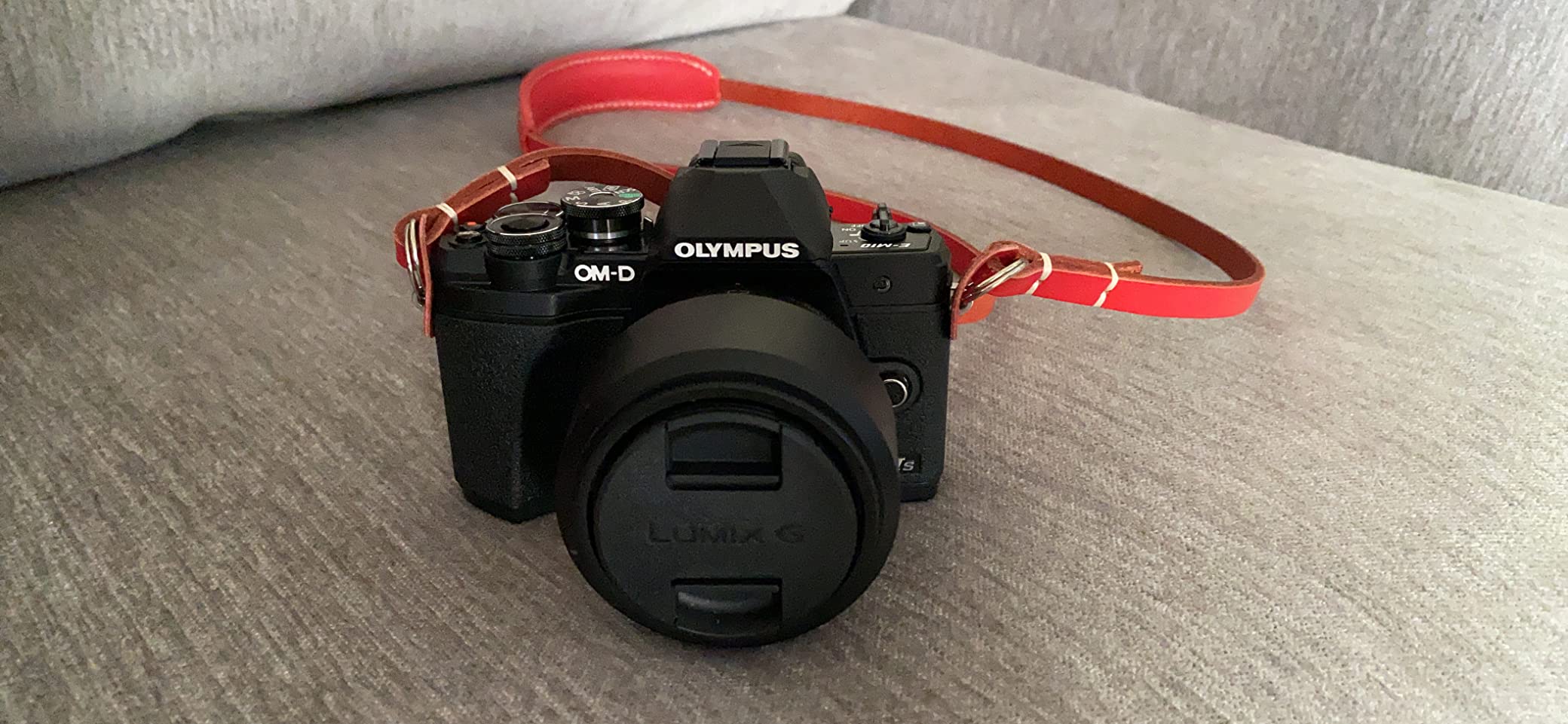 Padded Leather Camera Neck Shoulder Strap for Mirrorless CP005 BR customer photo 1