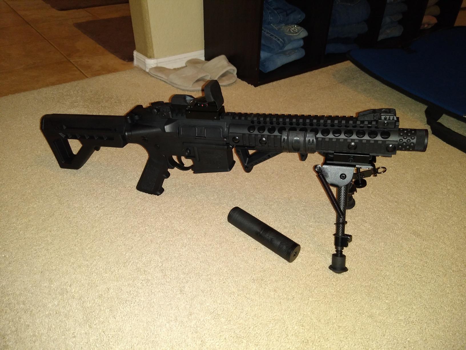 CVLIFE Carbon Fiber Picatinny Bipod Sling Stud Bipod with Adapter Field Use customer photo 1