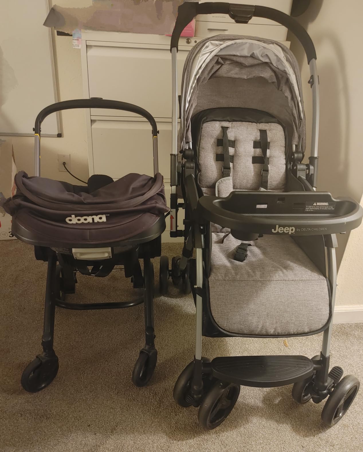 Jeep Unlimited Reversible Handle Stroller, Grey Tweed customer photo 1