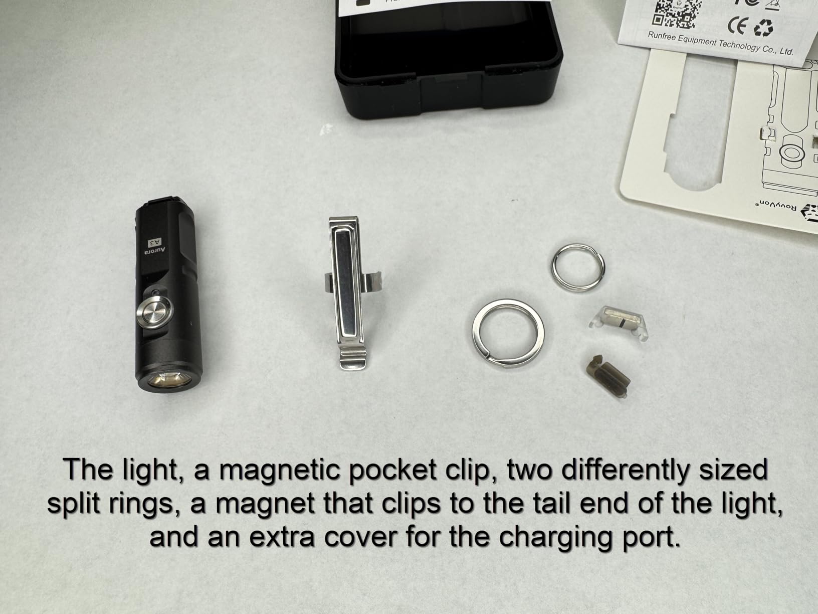 RovyVon A3 Gen 4 Mini Keychain Flashlight Super Bright 650 Lumens | USB C Rechargeable EDC Flashlight, 5 Brightness Levels, Compact and Portable Small Light for Daily Carry, Camping, Emergency customer photo 1