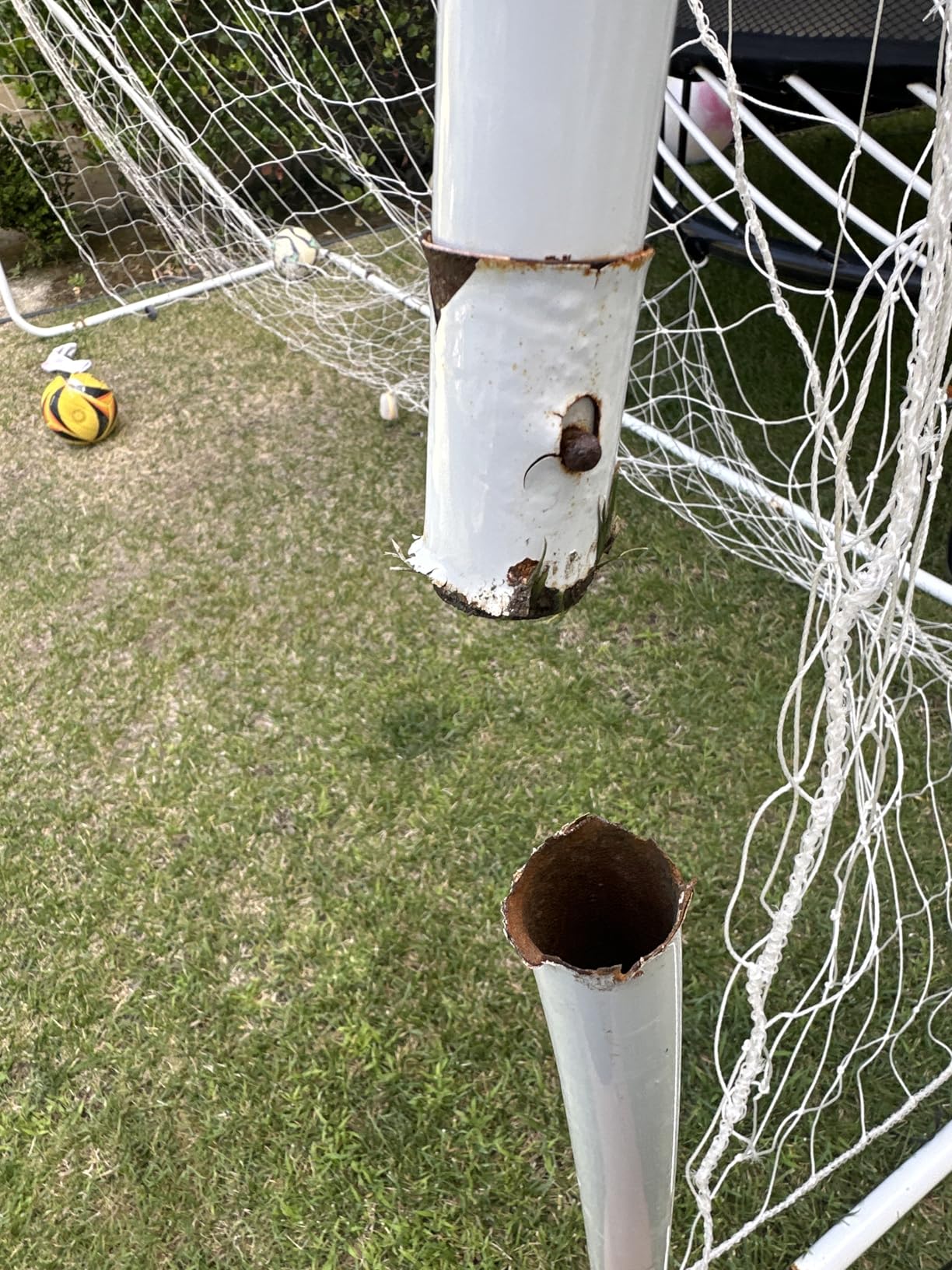 F2C Soccer Net 12 x 6 Soccer Goal for Backyard, Steel Frame for Kids, Adult Portable Shooting Training Aid with Carry Bag,Ground Stakes Waterproof (12x6 FT) customer photo 2