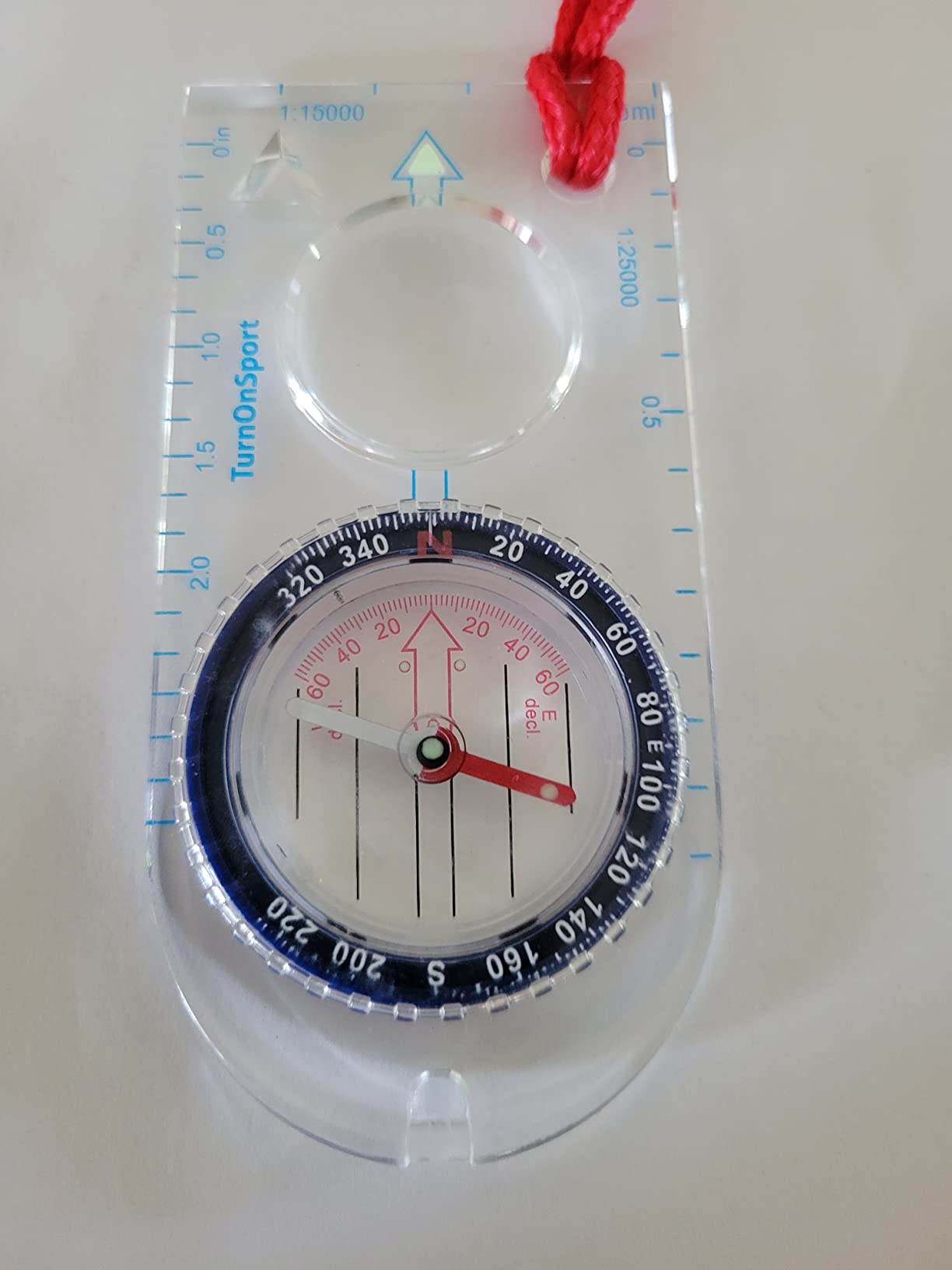 Orienteering Compass - Hiking Backpacking Compass | Advanced Scout Compass Camping and Navigation | Boy Scout Compass Kids - Children Compasses for Map Reading - Baseplate Compass Survival customer photo 2