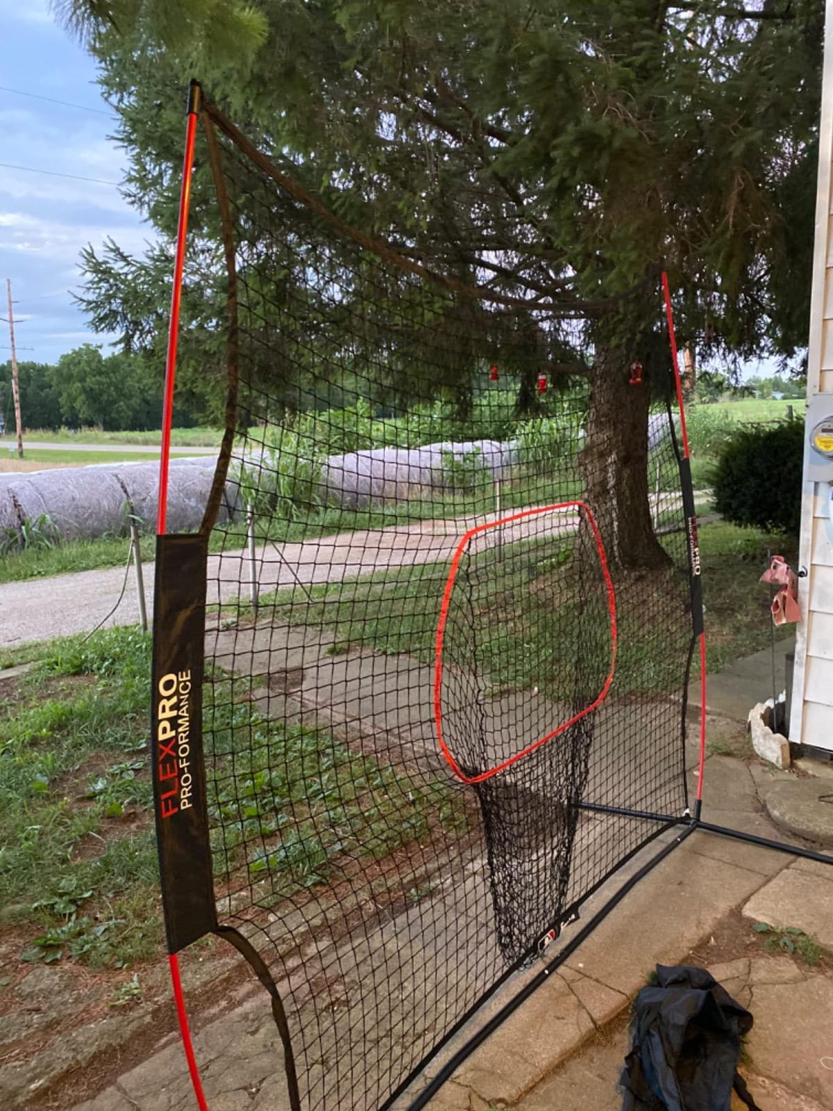 Franklin Sports MLB Flexpro Baseball + Softball Net - 7' x 7' & 5' x 5' Travel Training Nets for Batting Practice, Pitching + Hitting customer photo 2