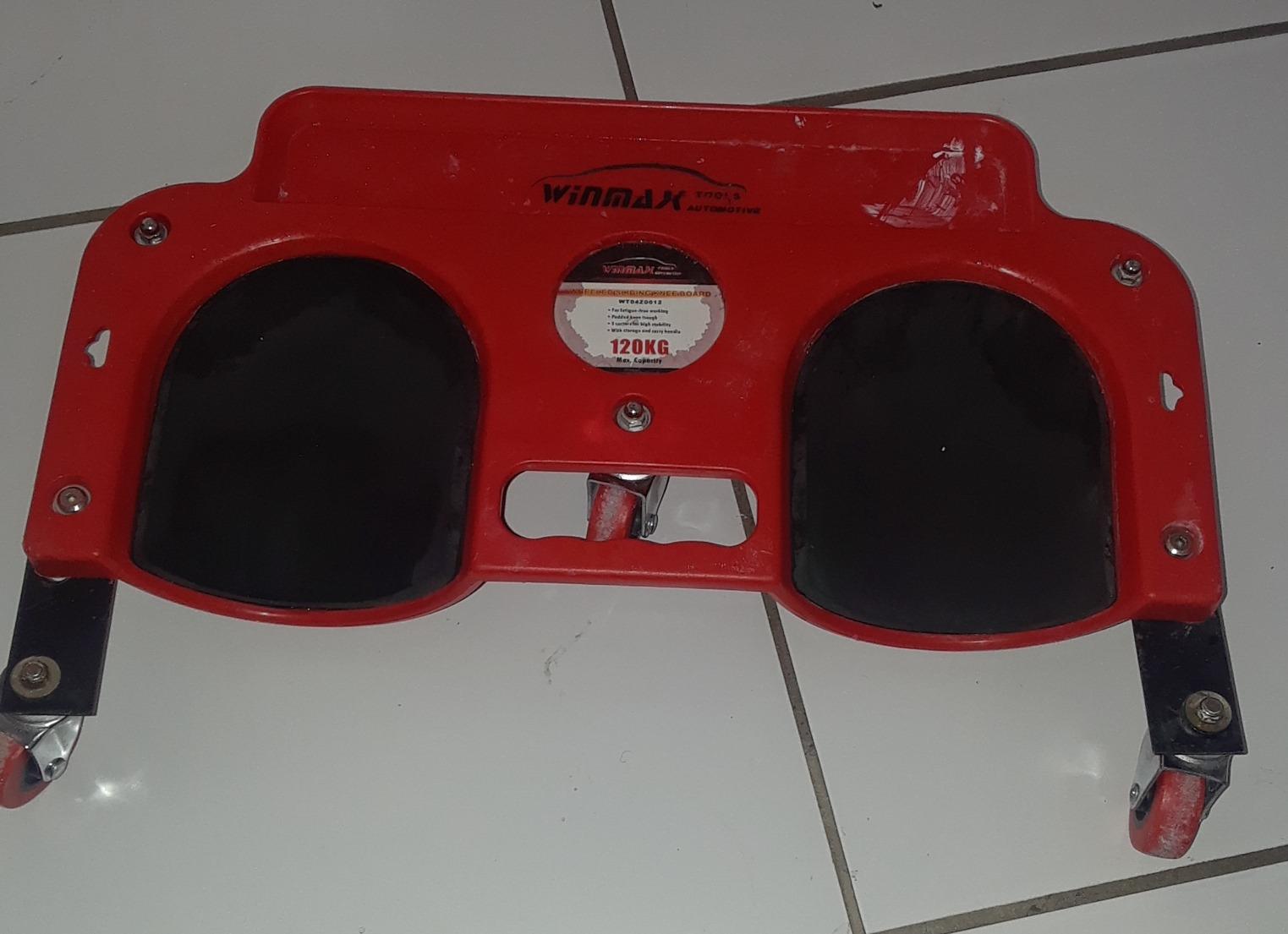 WINTOOLS Rolling Knee Creeper/Pads ABS High-Impact Frame with 5 Swivel Castors, Tool Tray Holder customer photo 1