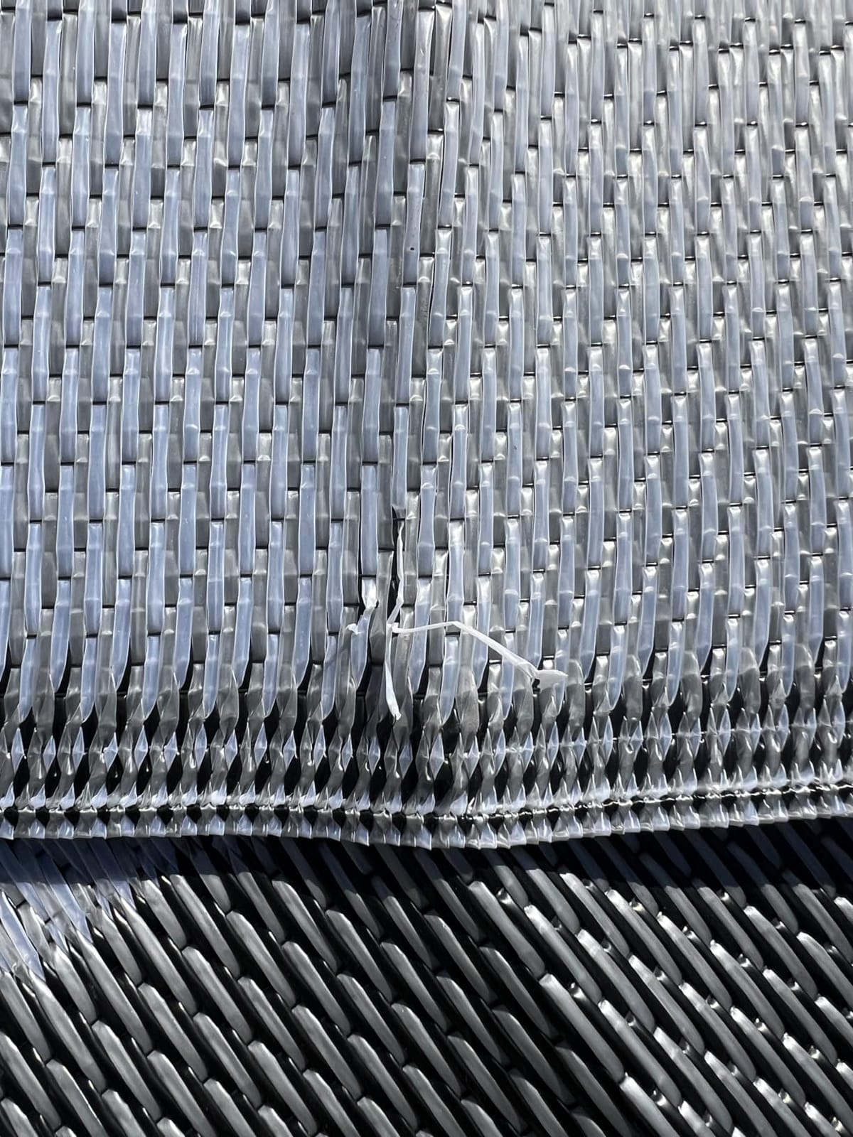 EEZ RV Products 9'x18' GW Heavy Duty Reversible/Durable Outdoor Patio/RVing Mats(9ft x18ft Grey) Come with Large Storage Bag & 6 Sets of Stakes and Washer customer photo 1